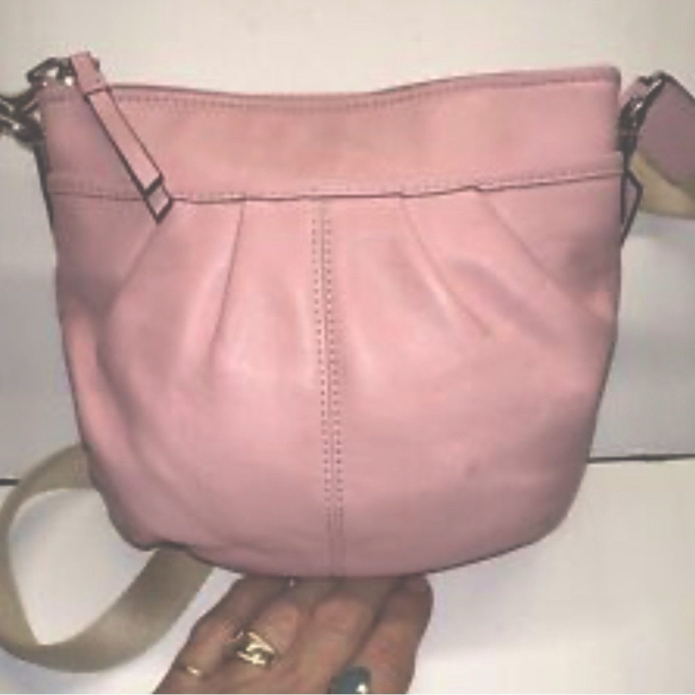 NWT Coach Light Pink Leather Bag crossbody - Picture 3 of 11
